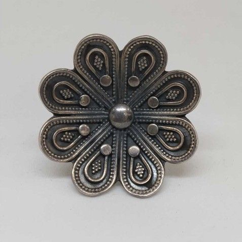 925 Sterling Silver  Oxides Cocktail Ladies Ring