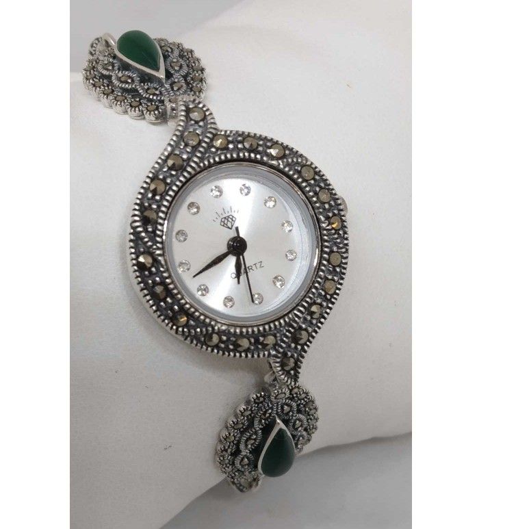 92.5 sterling silver antique ladies watch