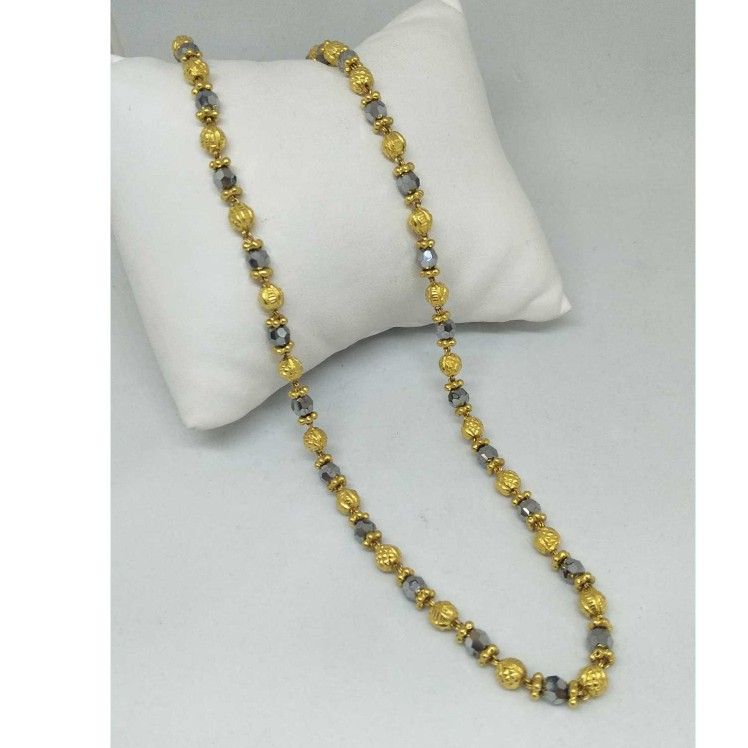 22 kt gold vertical mala