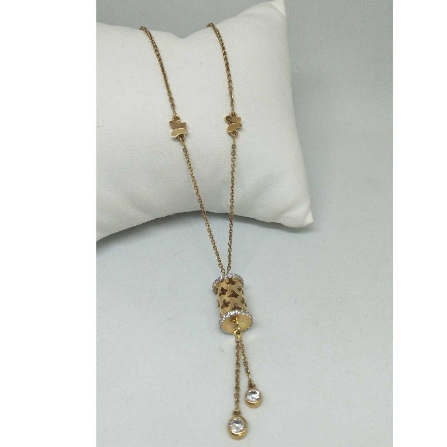 18 kt rose gold chain