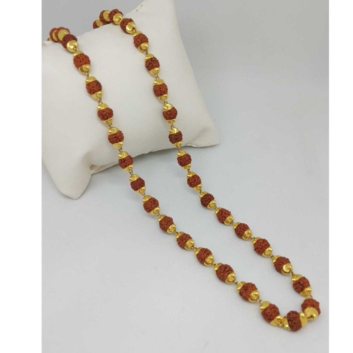 22 KT Gold Rudraksha Mala