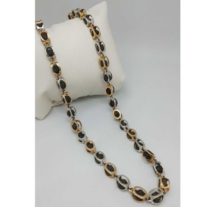 18 KT Rose Gold Rudraksha Mala