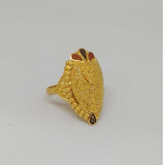 22 Kt Gold Ladies Branded Ring