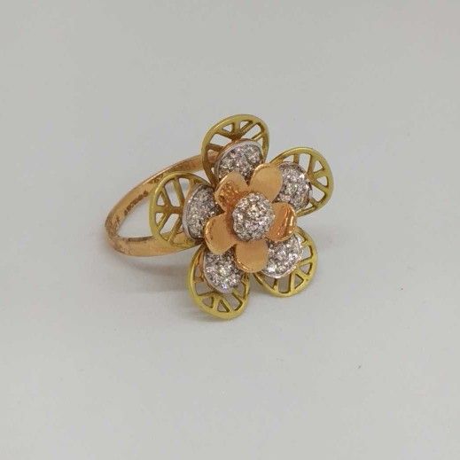18 Kt Rose Gold Ladies Branded Ring