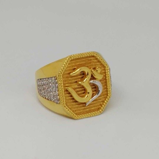 22 kt Gold Gents Branded Ring
