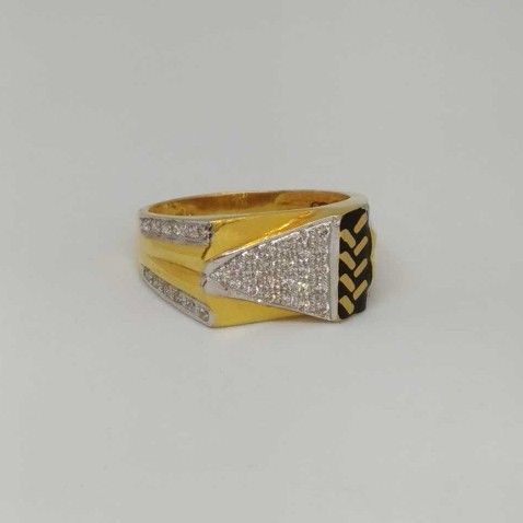 22 Kt Gold Gents Branded Ring