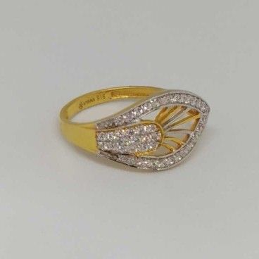 22 Kt Gold Ladies Branded Ring