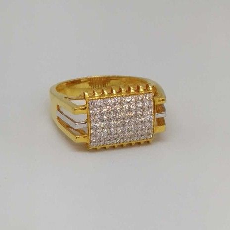 22 Kt Gold Gents Branded Ring