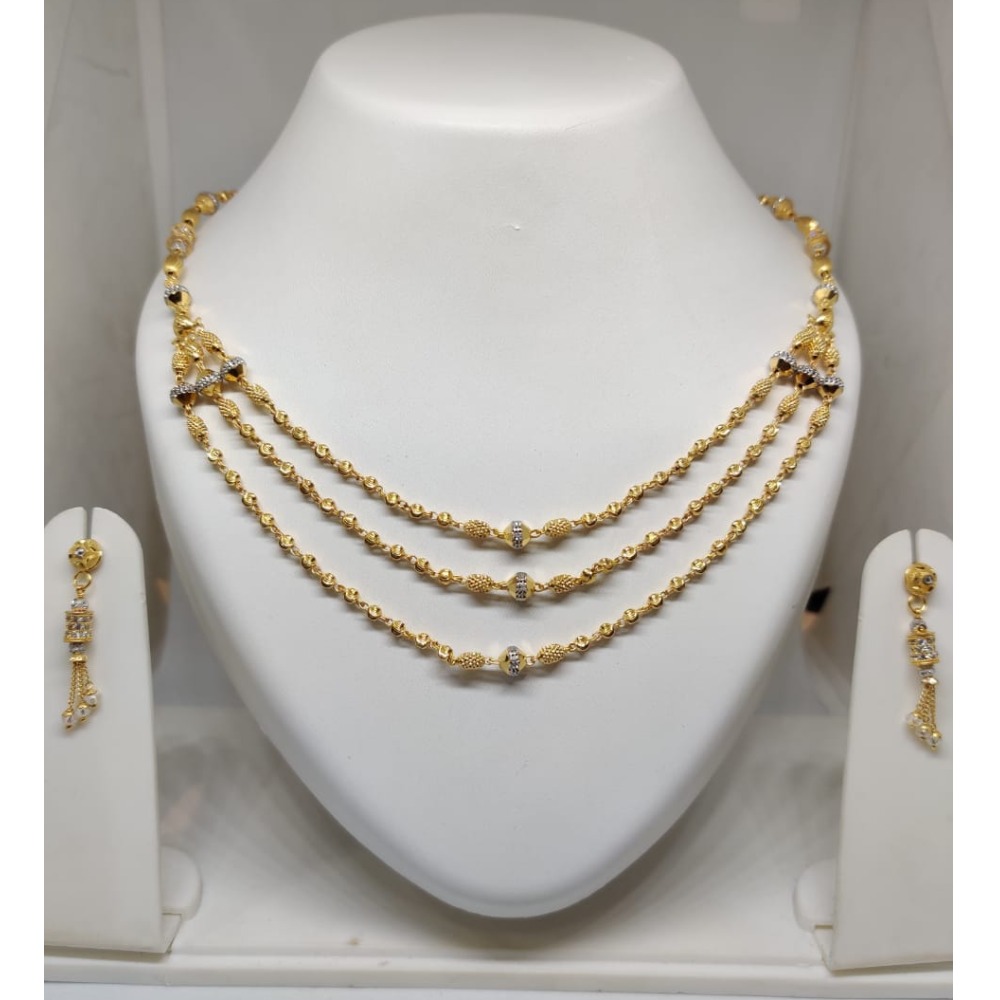 22KT Gold Fancy Mala For Women JJ-M04