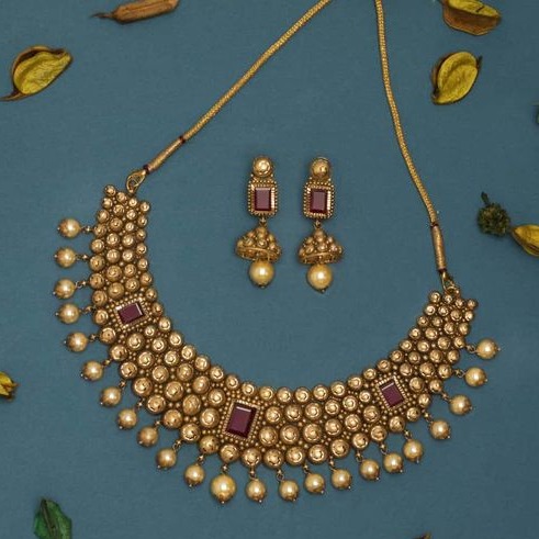 haar Kundan 916 Bridal Set Rajputi Gold new gold