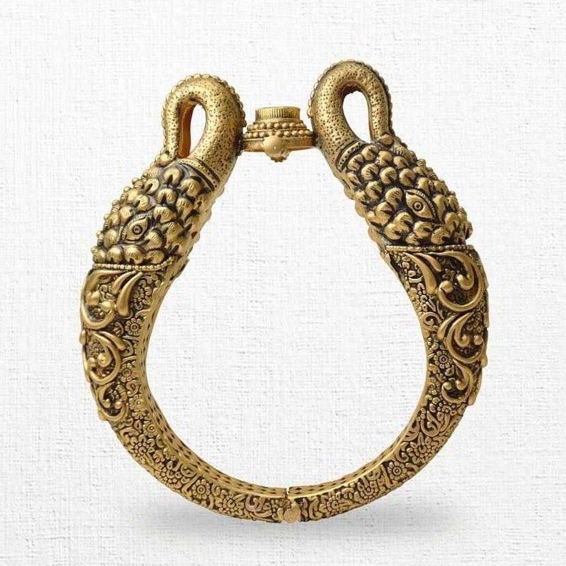 22 Karat Gold Rajputi Kada Kn1234