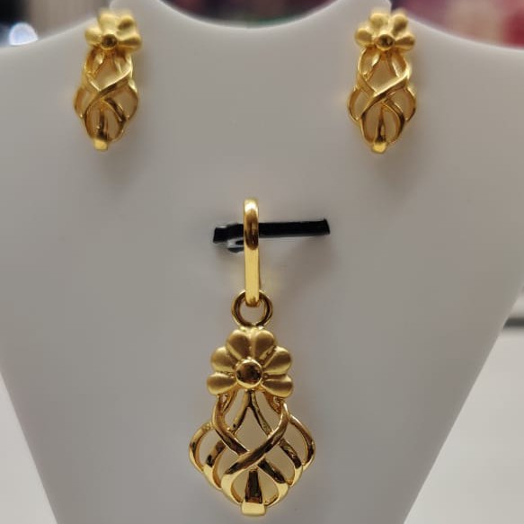 unique flowers fancy casting pendant set