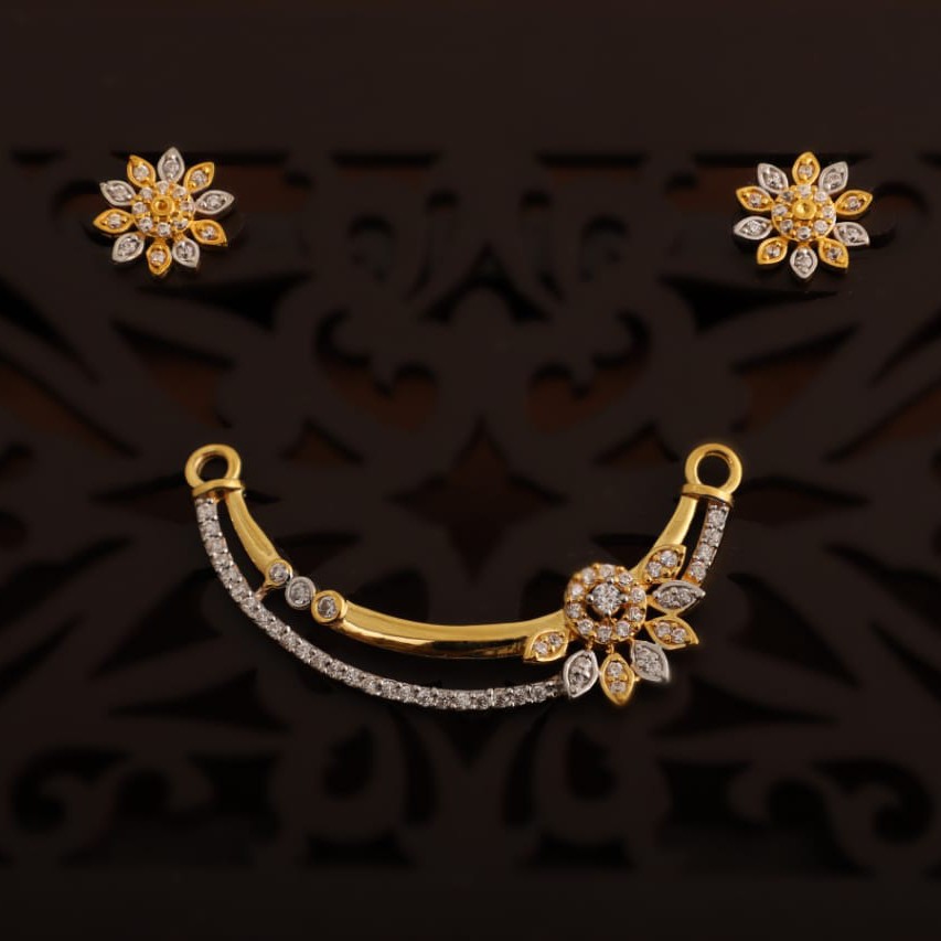 Diamond m.s pendant set