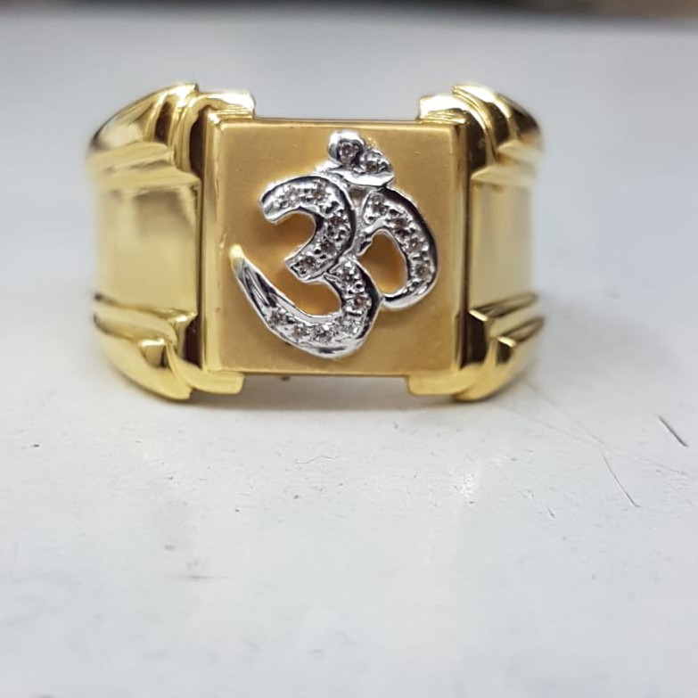 om fancy ring