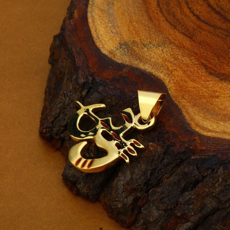 Om With Trident PENDANT