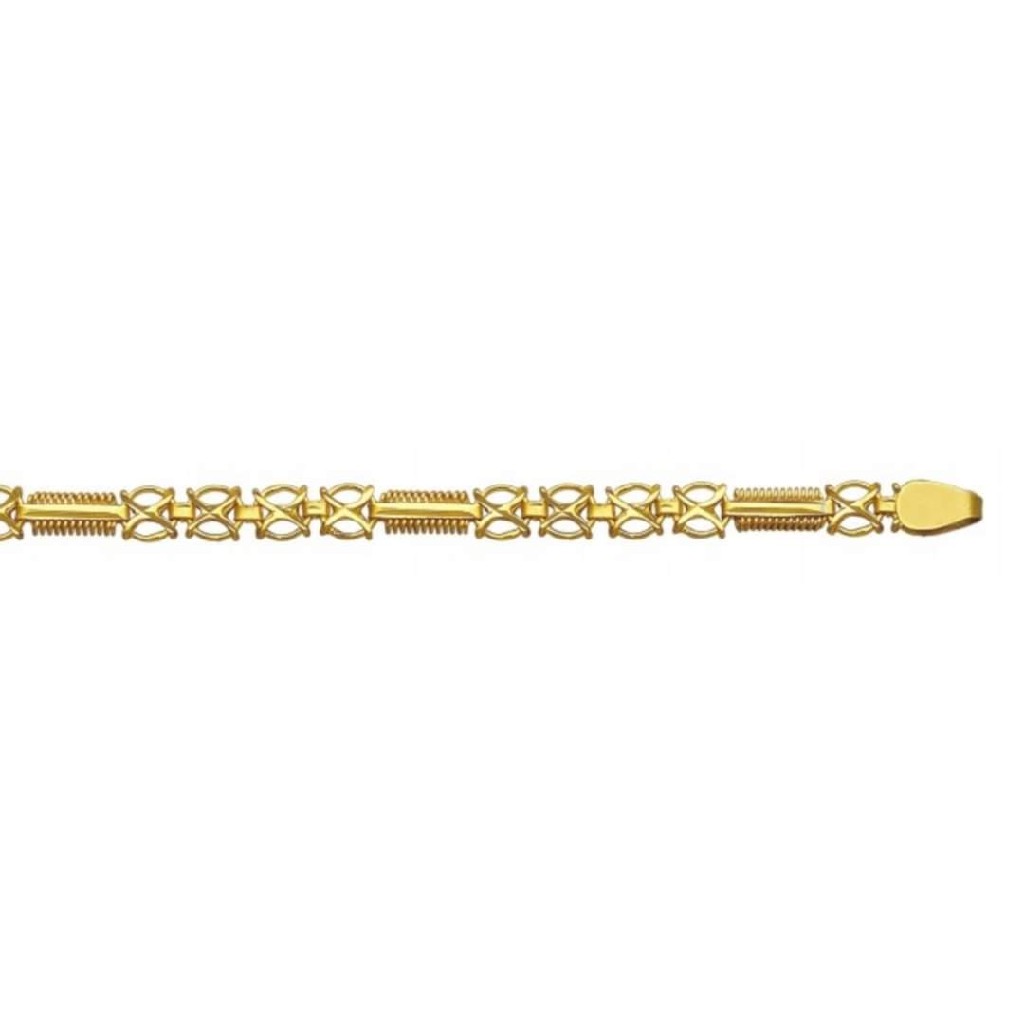 22 kt gold fency chain