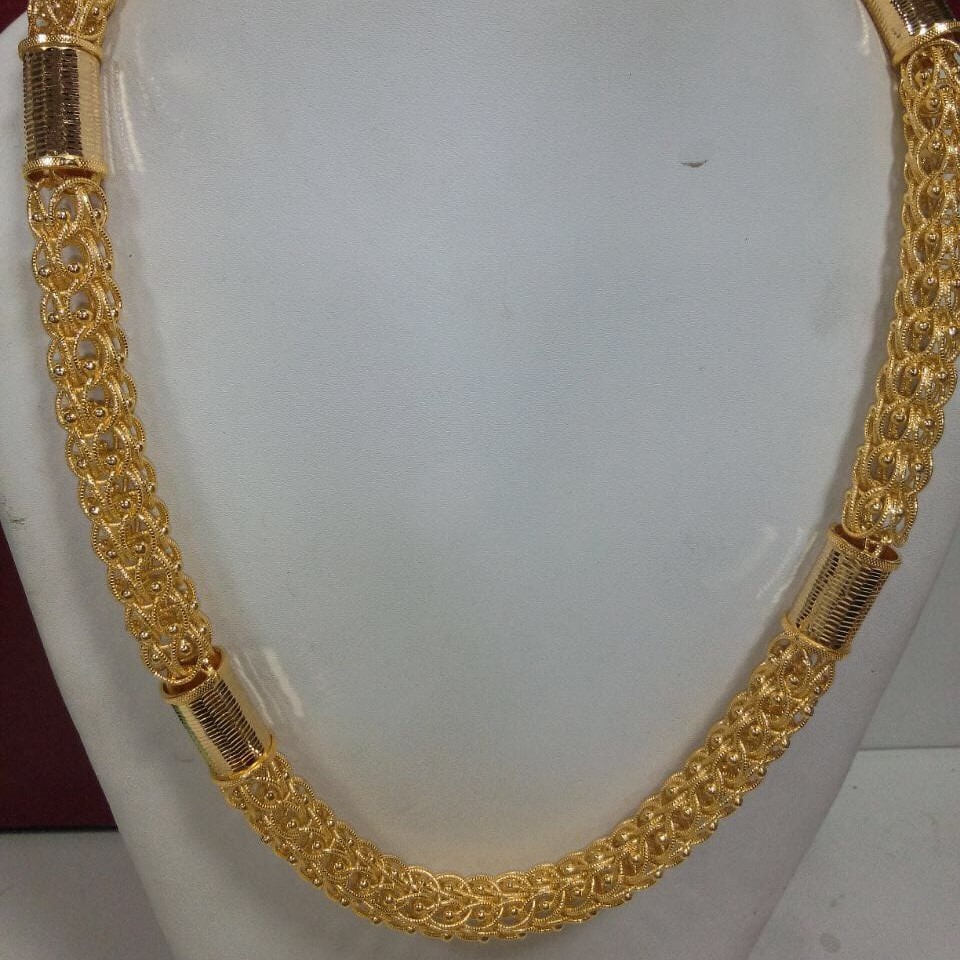 22 kt gold holo chain