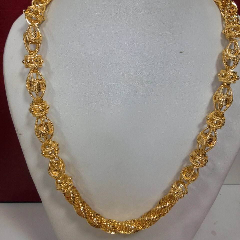 22 kt gold holo chain
