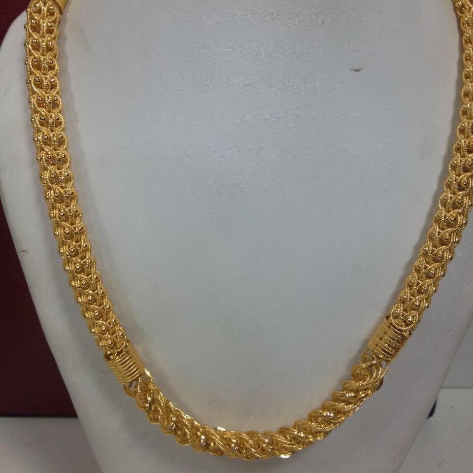 22 kt gold holo chain