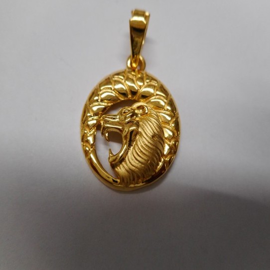 22 kt gold casting pendant