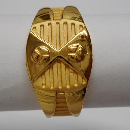 22 kt gold casting gents ring