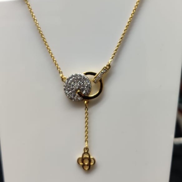 22kt gold pendant-chain