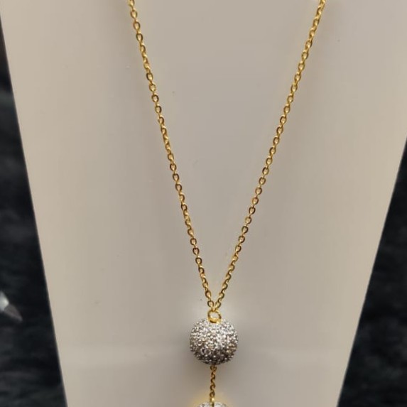 22 kt gold casting pendent-chain