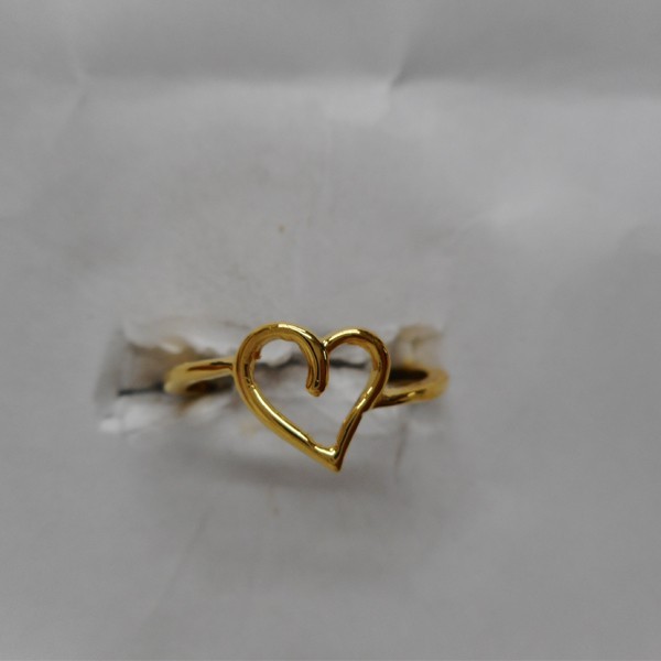 22 kt gold casting fancy ladis ring