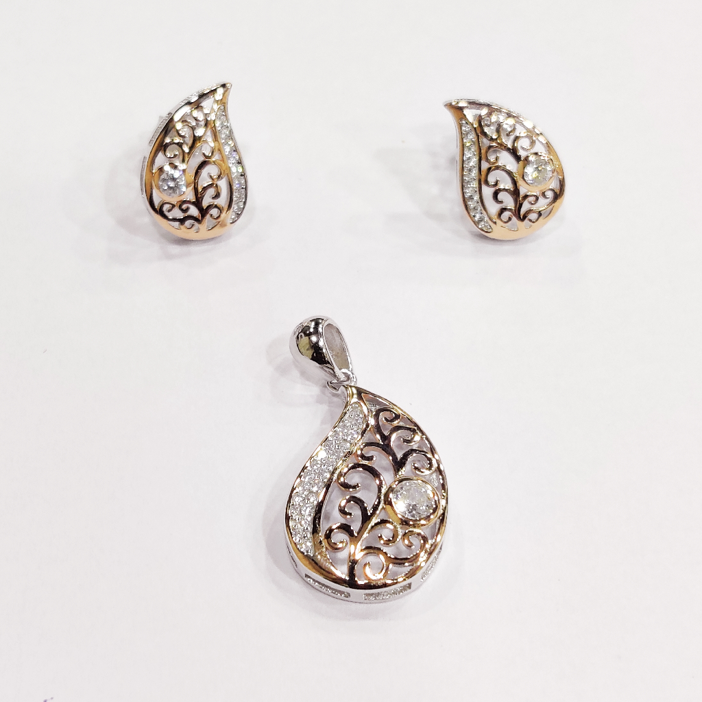 925 Sterling Silver Pendant Set