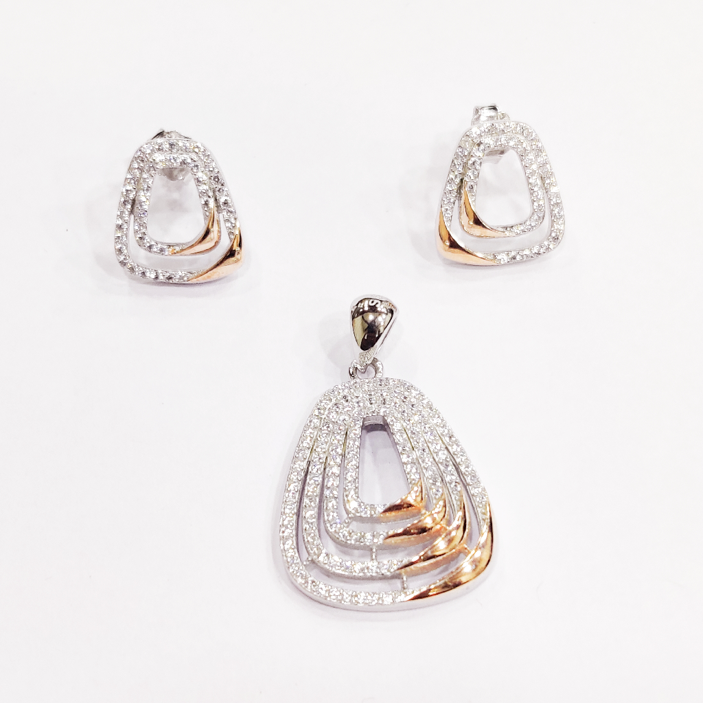 925 Sterling Silver Pendant Set