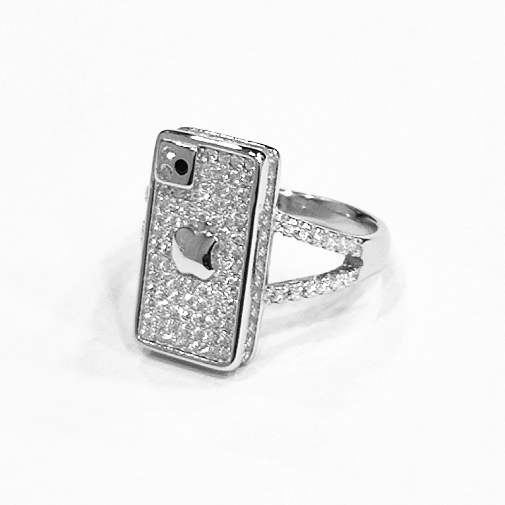 92.5 sterling silver iphone ladies ring