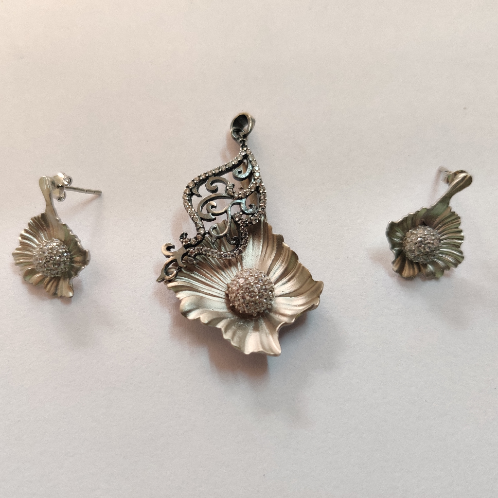925 sterling silver pendant set