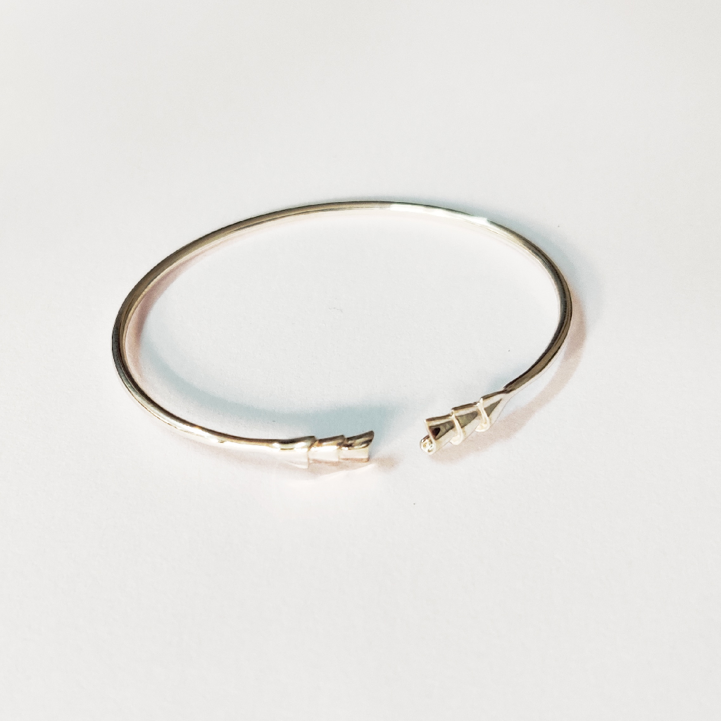 925 sterling silver ladies flexible kada