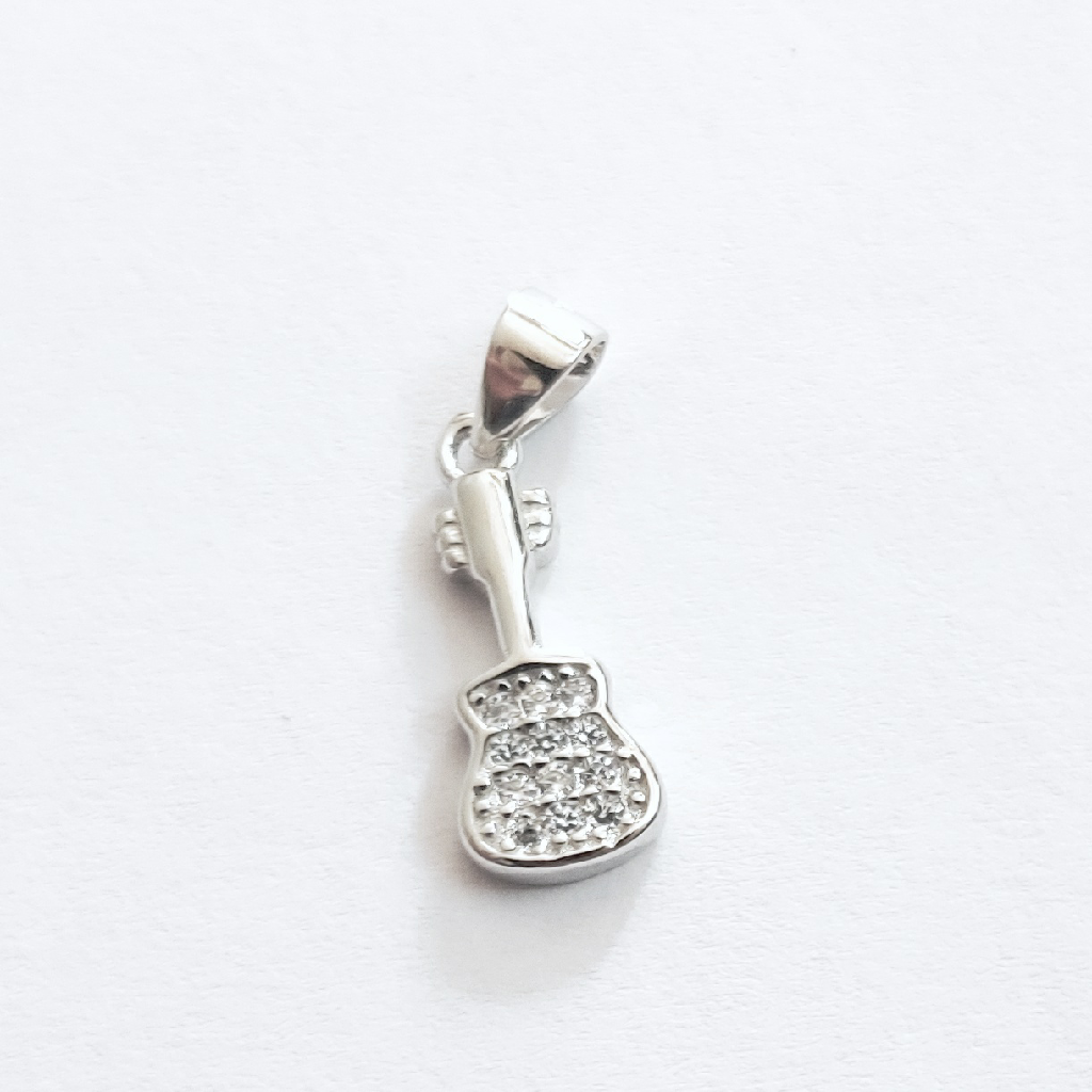 92.5 sterling silver Guitar pendent