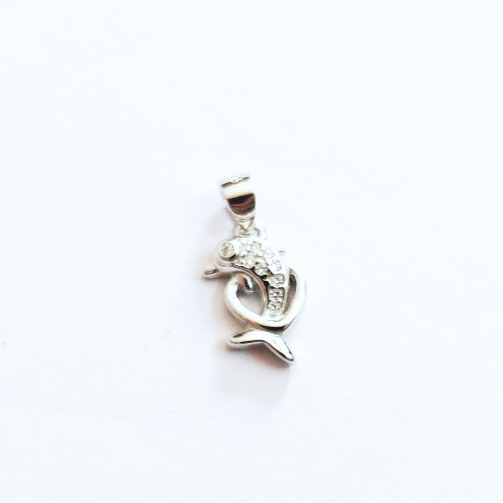 92.5 sterling silver Dolphin pendant