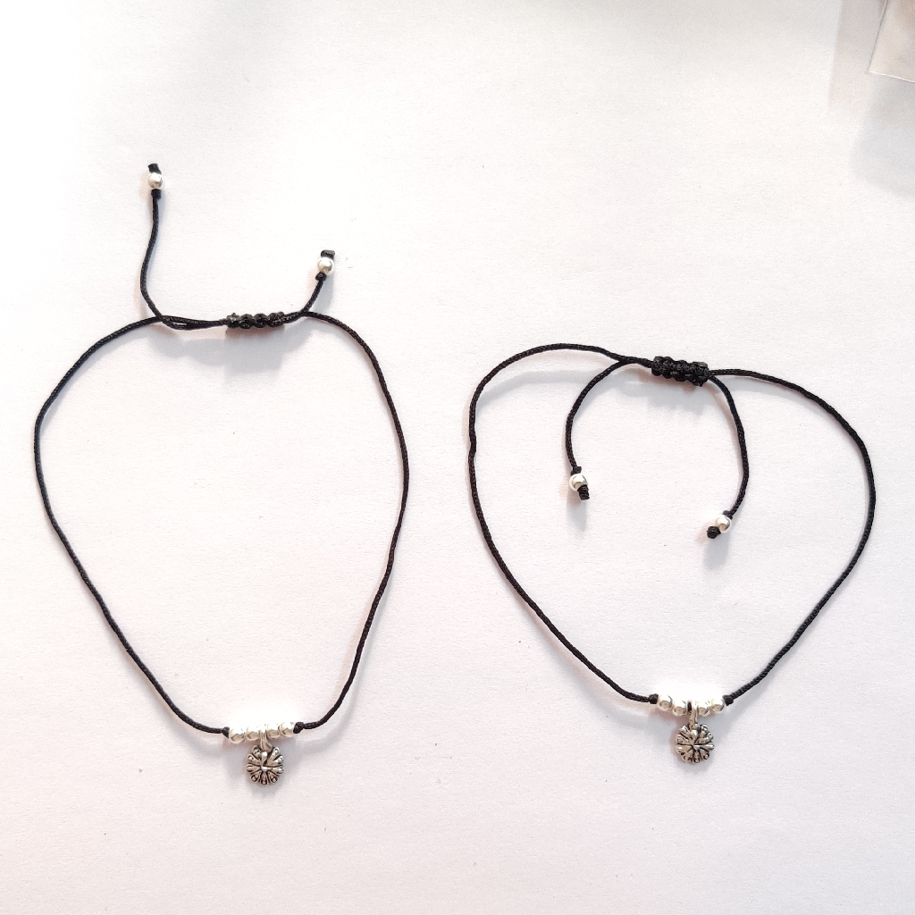 925 silver Thread Anklets