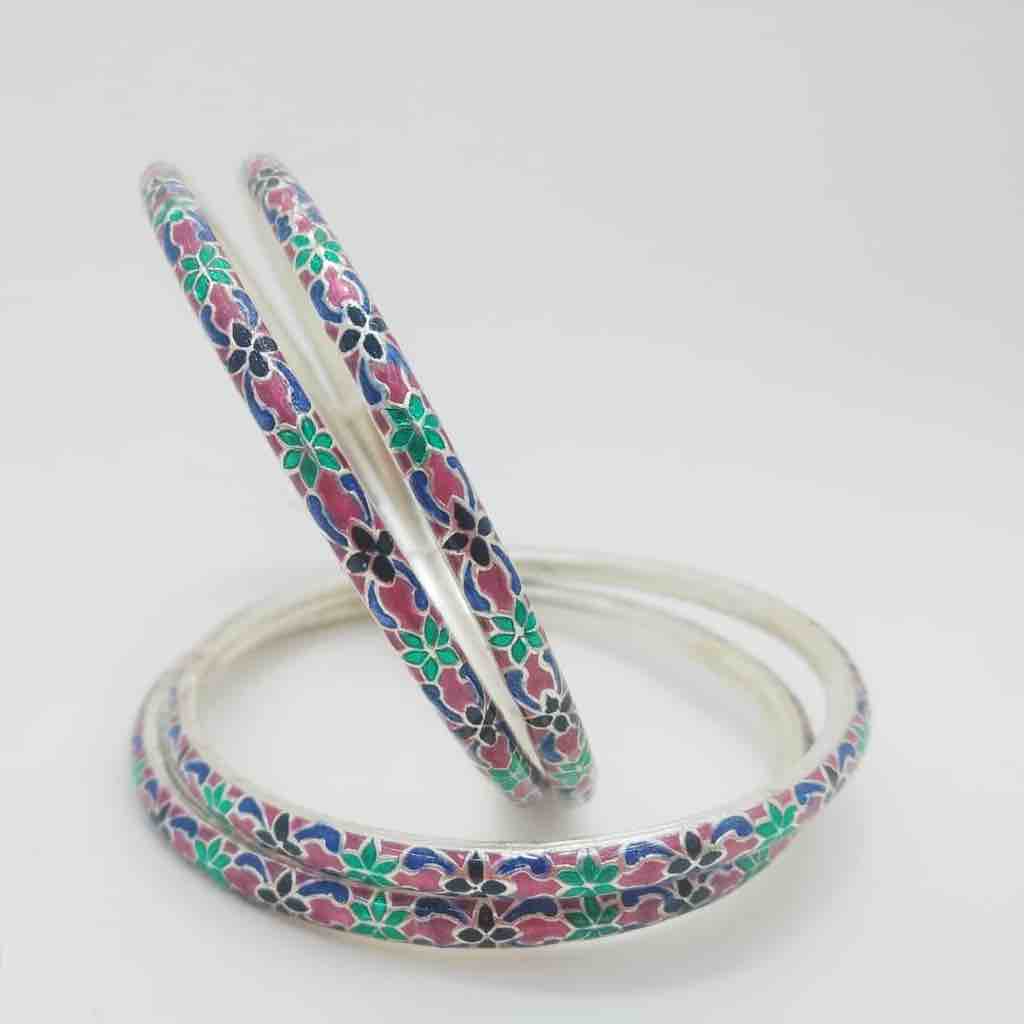 925 sterling silver enamel Bangles