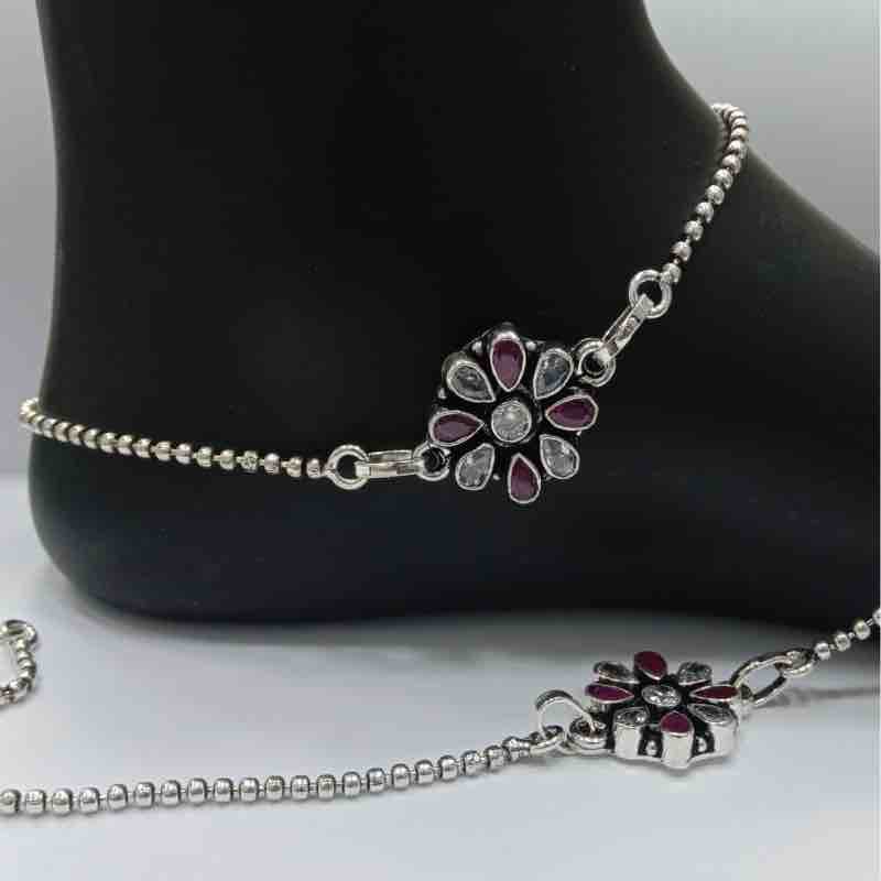 sterling silver Antique Payal