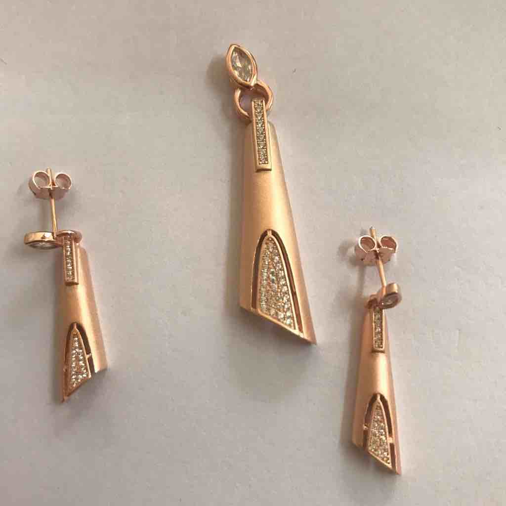 925 silver pendant set