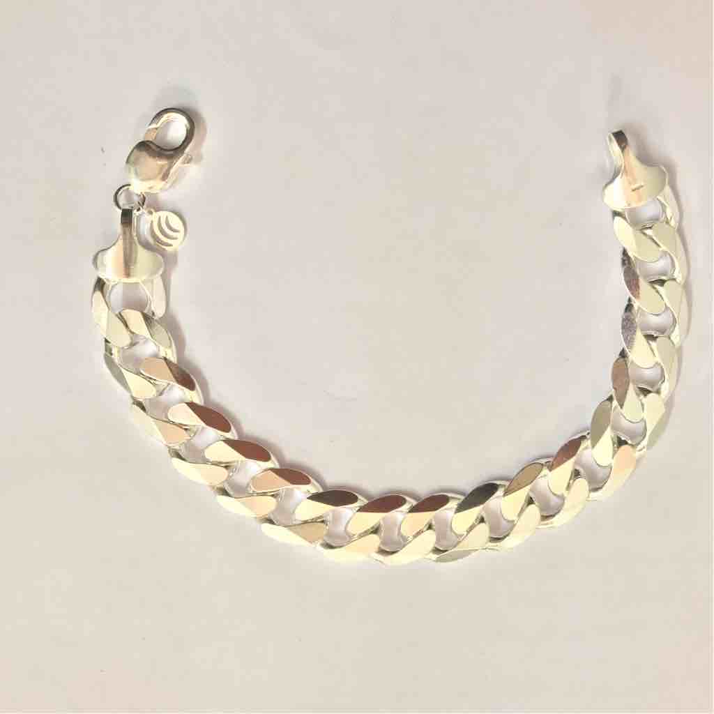 925 sterling silver curb bracelet