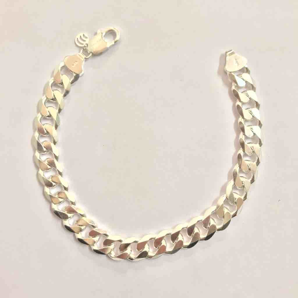 925 sterling silver curb bracelet