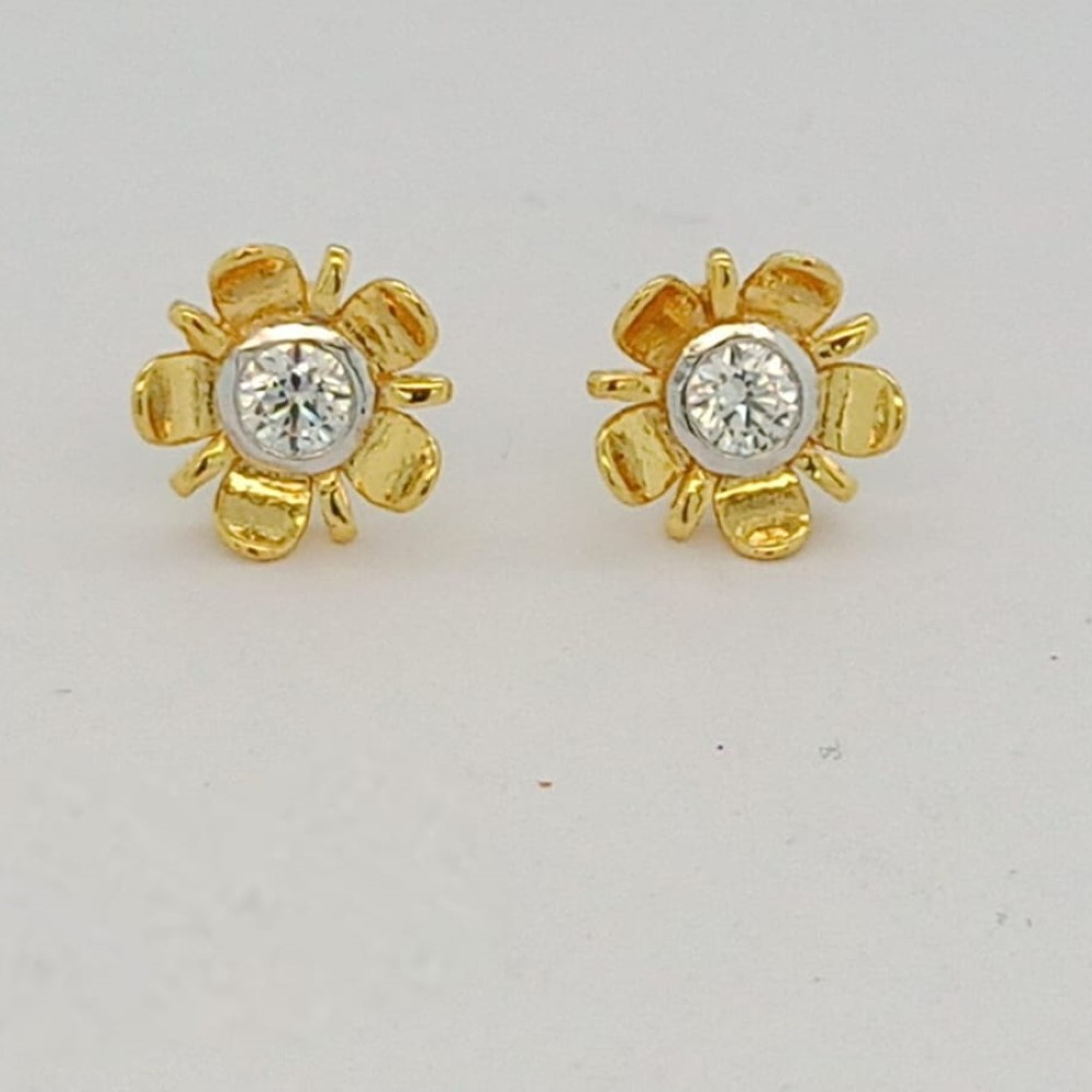 22k Gold Stunning Plain Earring