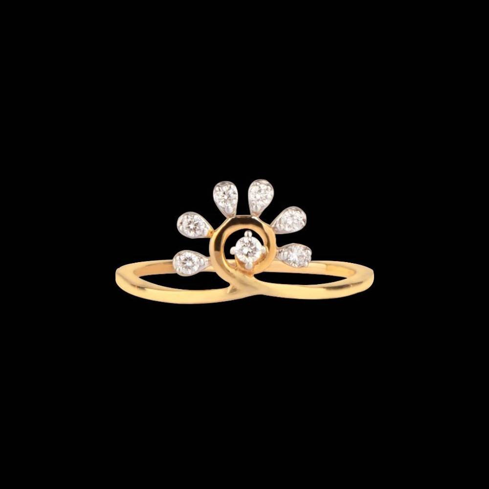 14k Gold Modern Design Cocktail Rings SCHR176
