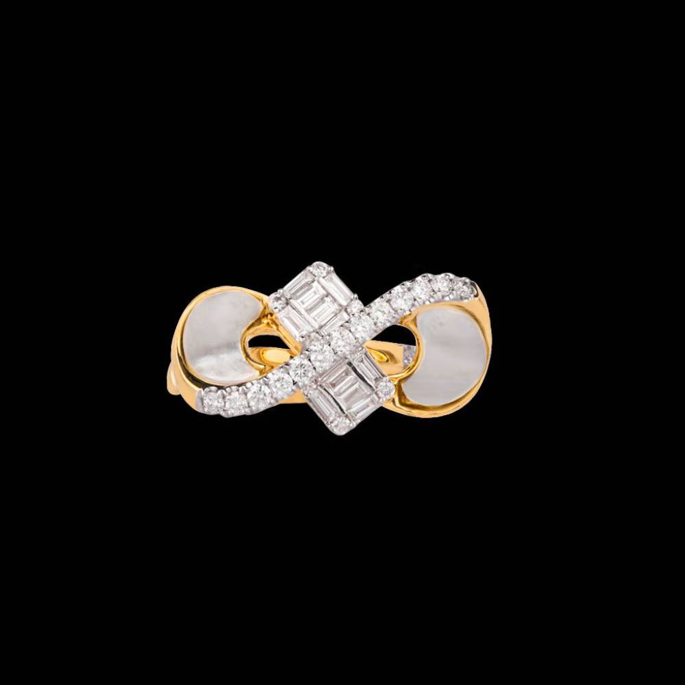 18k Gold Plain Rings SCHR22