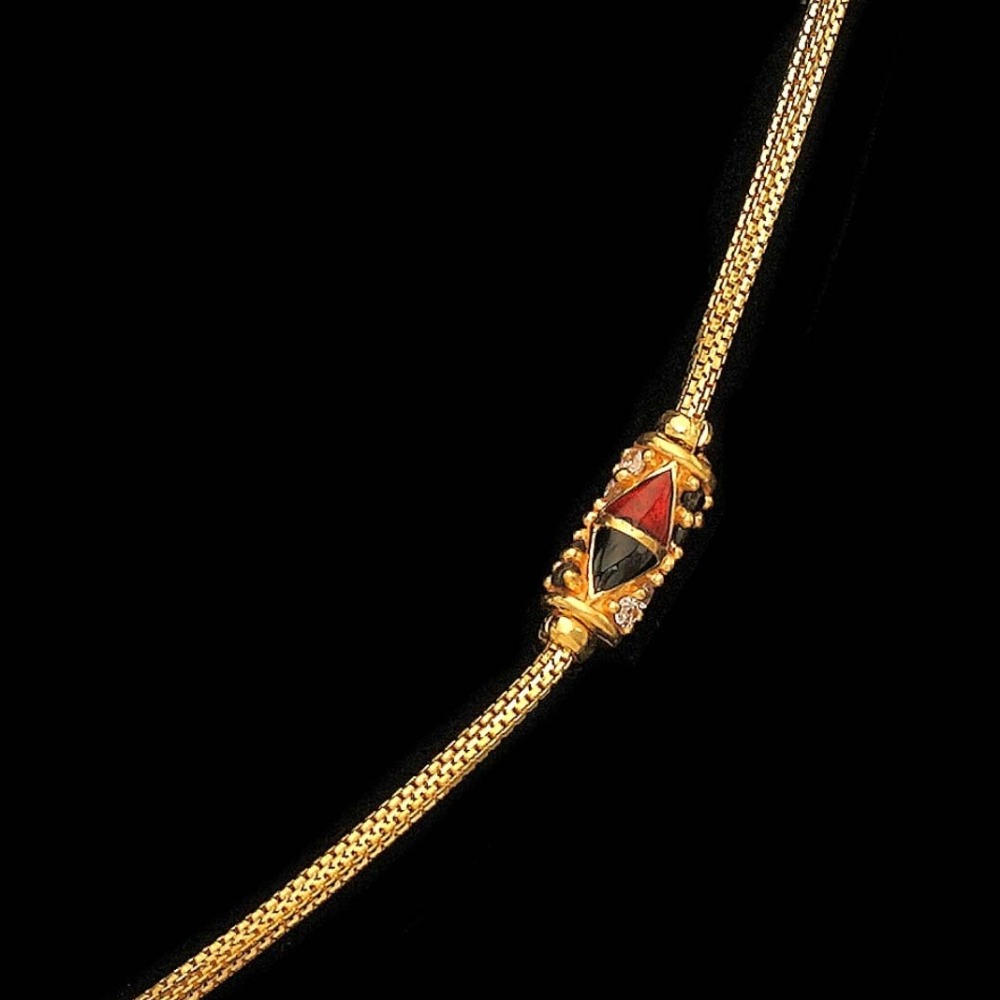22 Kt Yellow Gold Necklace Curb Hot Selling Chain 15 Grams
