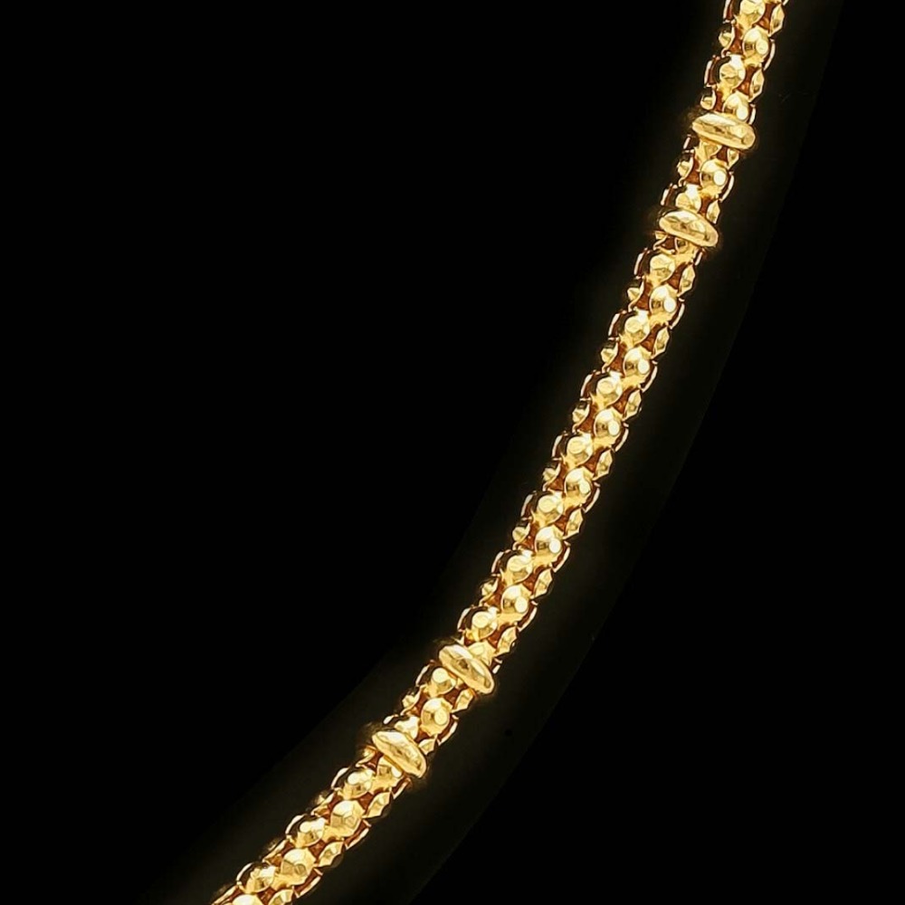 22 Kt Yellow Gold Hallmark Curb Cuban Necklace Unisex Chain 16 Grams