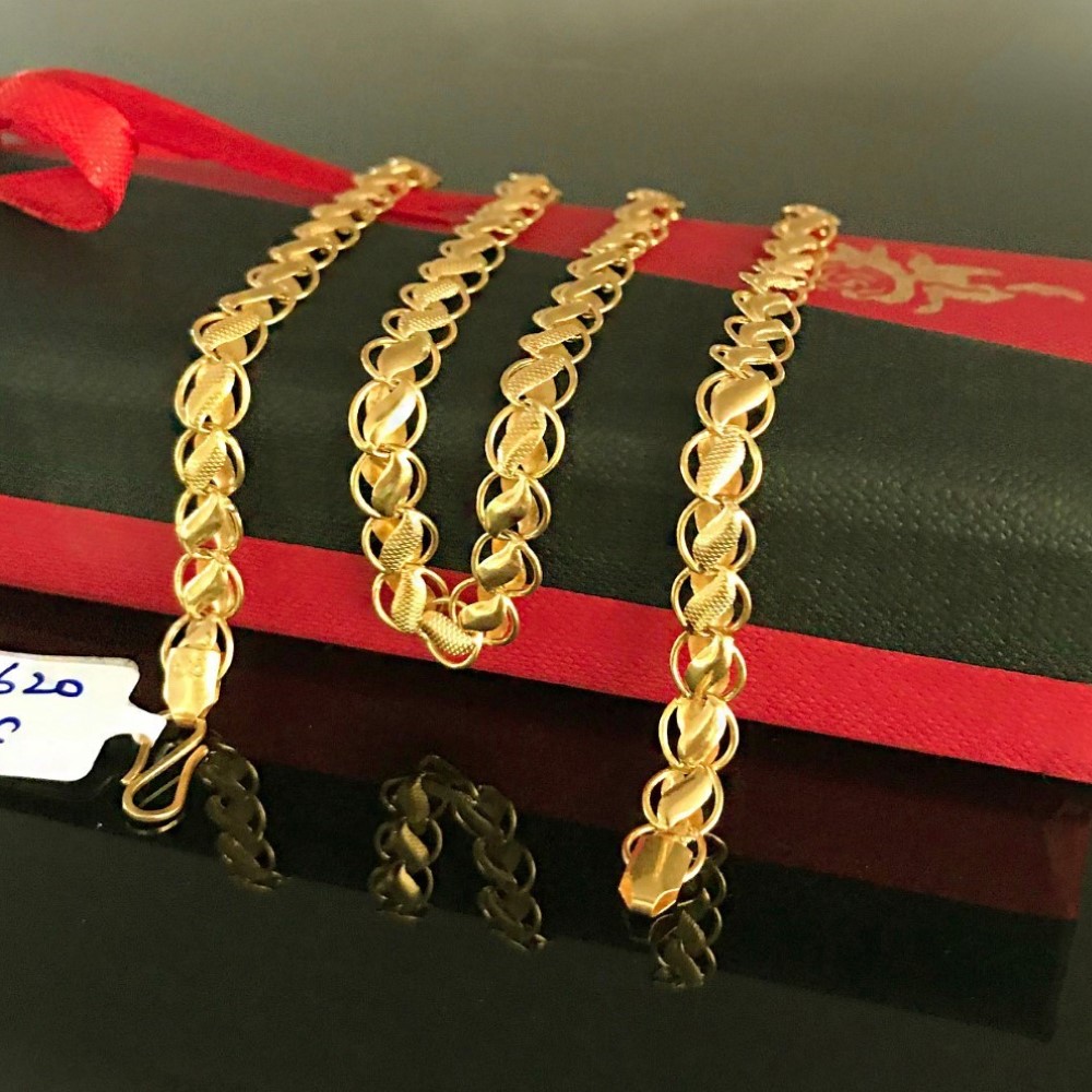 18Kt Real Solid Yellow Gold Hallmark Curb Cuban Necklace Miami Chain 6.620 Gram