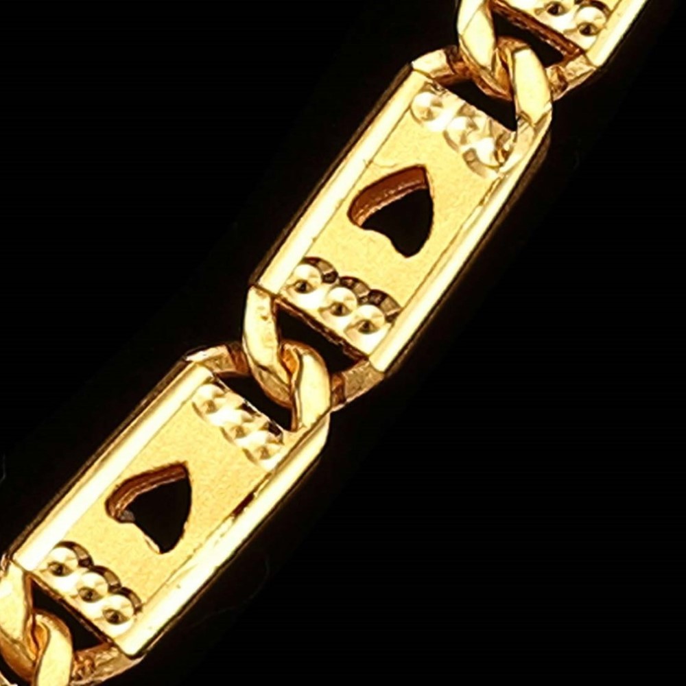 22 Kt Hallmark Real Solid Yellow Gold Curb Hip Hop Heavy Necklace Chain 56 Grams