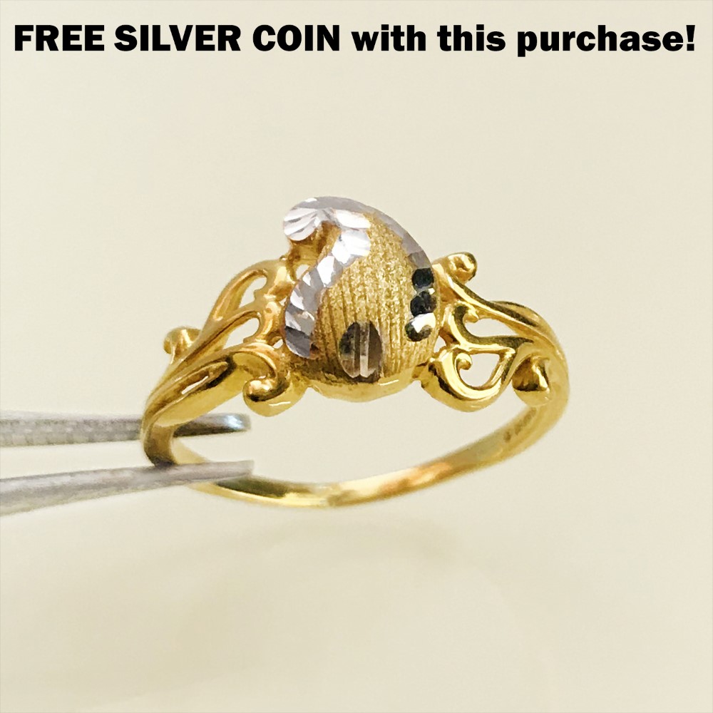 22 Kt   Yellow Gold Women'S Engagement Wedding Finger Ring 5 Grams