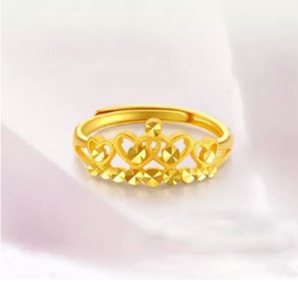 Fine Jewelry 22 Kt   Yellow Gold Wedding Women'S Finger Ring Size 6,7